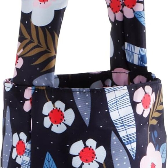 Small Bucket Bag for Women Floral Printed Shoulder Purses Mini Hobo Bag Top Hand - Picture 1 of 7